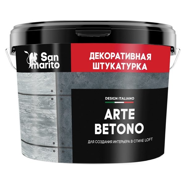 Штукатурка San Marito Arte-Betono Z112NK15 декоративная (15 кг)