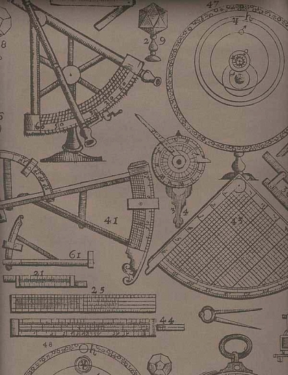 Обои бумажные Andrew Martin Navigator арт. Newton Coffee