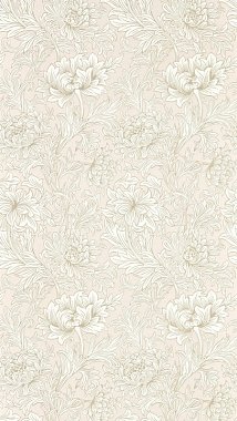 Обои Morris Simply Morris Chrysanthemum Toile 217070 (0,52*10,05)