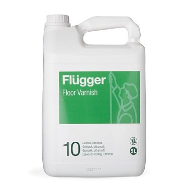 Лак FLUGGER Floor Varnish 10 (Gulvlak Ultramat) 83745 для паркета матовый (1л)