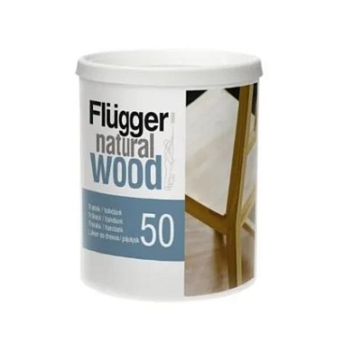 Лак FLUGGER Natural Wood 50 Lacquer semi-gloss 94852 для мебели полуглянцевый (0,75л)