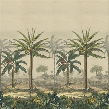 Панно Designers Guild Palm Trail Scene 2 Sepia PJD6008/01