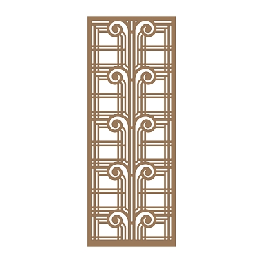 Декоративная решетка RODECOR Ар-Деко 17110AR (2600*1000*16) грунт