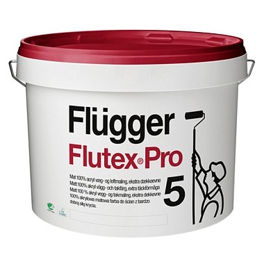 Краска FLUGGER Flutex Pro 5  30842/30004 антибликовая, база 1 (9,1л)