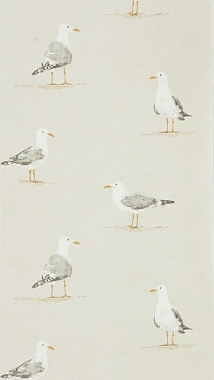 Обои Sanderson Port Isaac Shore Birds - Driftwood 216563  (0.52*10.05)