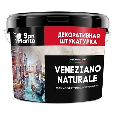 Штукатурка San Marito Veneziano Naturale Oro Bianco Z214CK05 декоративная (5 кг)