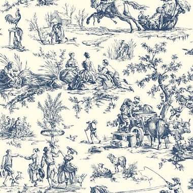 Обои Grandmillennial Seasons Toile Af2000 A (0,68*8,20)