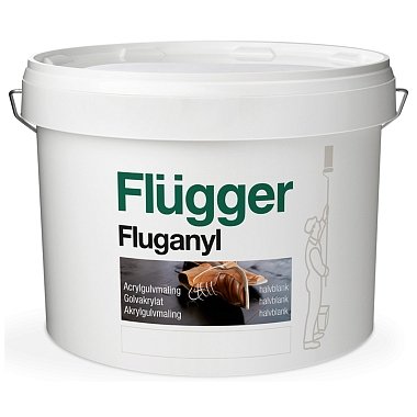 Краска FLUGGER Fluganyl Acrylic Floor Paint для пола 14368 акриловая база 1  (2,8л)